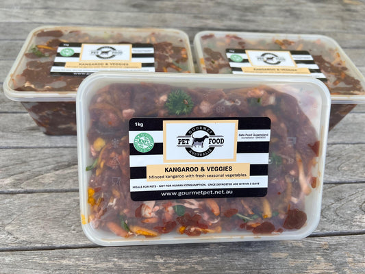 Kangaroo mince + Seasonal Veggies